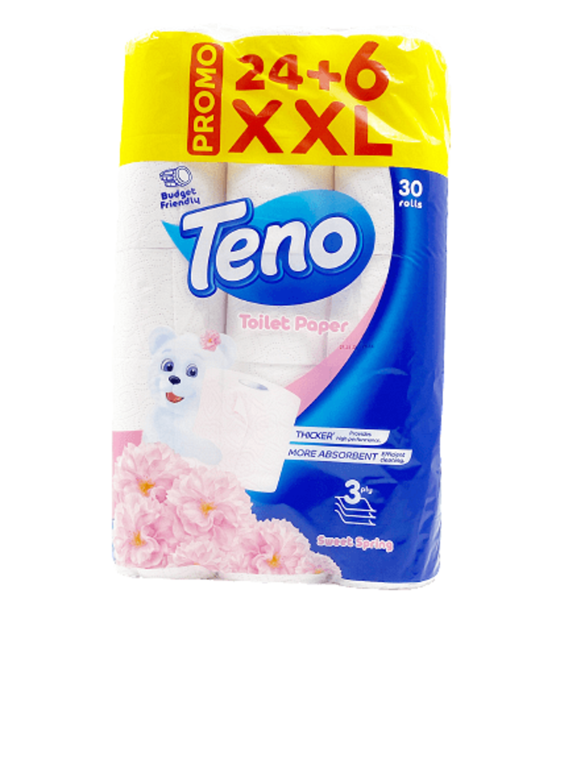 TENO SWEET SPRING ТОАЛЕТНА ХАРТИЯ 24+6 бр.