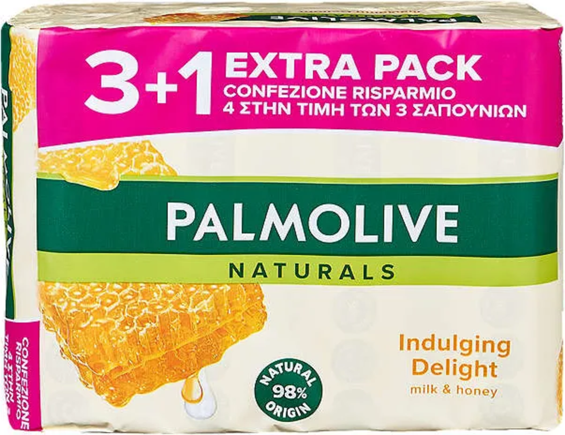 PALMOLIVE HONEY AND MILK САПУН 3+1 x 90 гр.