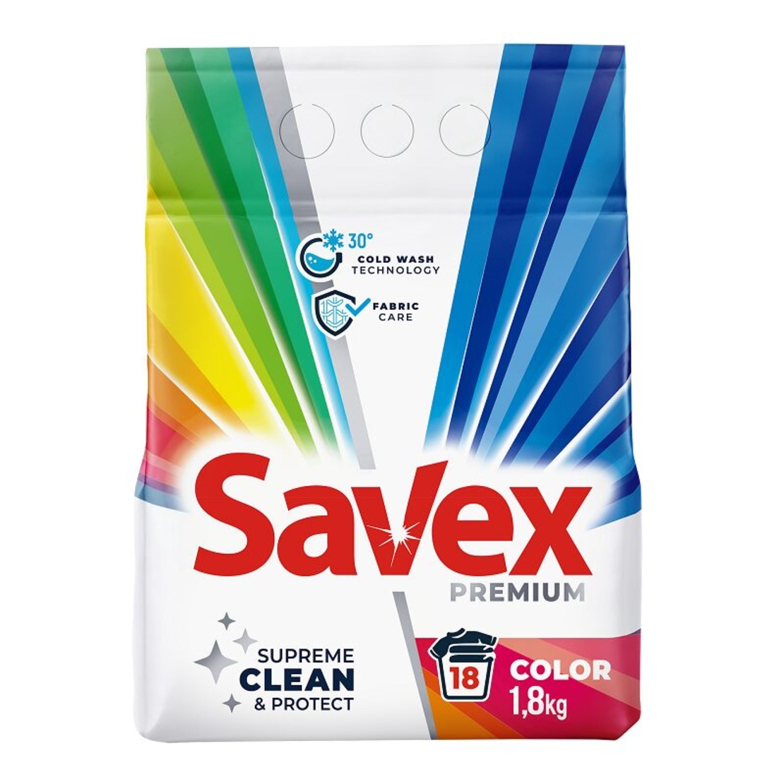SAVEX PREMIUM COLOUR ПРАХ ЗА ПРАНЕ 1.800 кг.