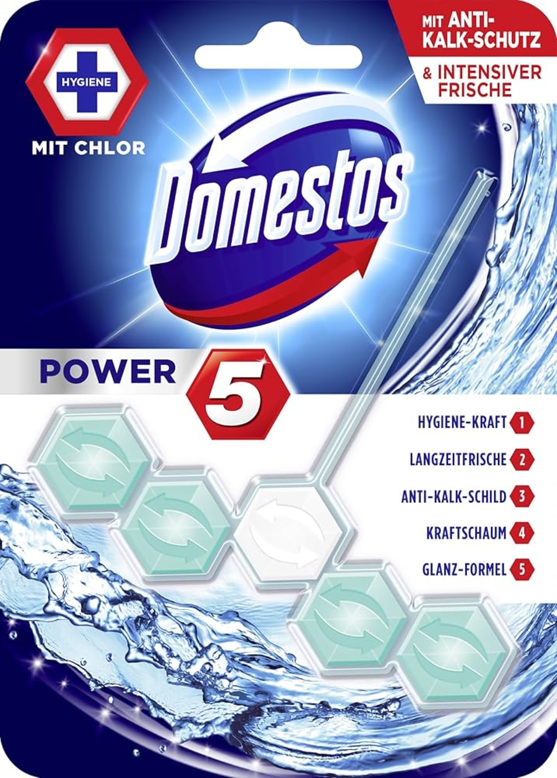 DOMESTOS CHORINE WC БЛОКЧЕ 1 бр./опак.