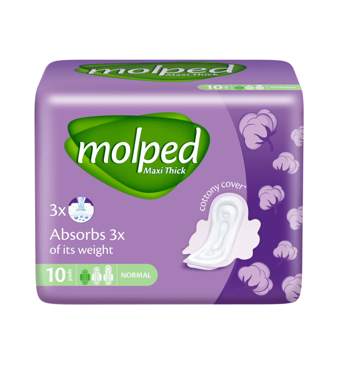MOLPED MAXI & THICK NORMAL ДАМСКИ ПРЕВРЪЗКИ 10 бр. / опак.