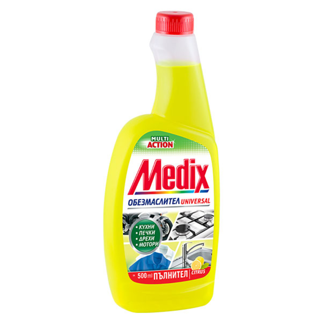 MEDIX LEMON ОБЕЗМАСЛИТЕЛ РЕЗЕРВА 500 мл.