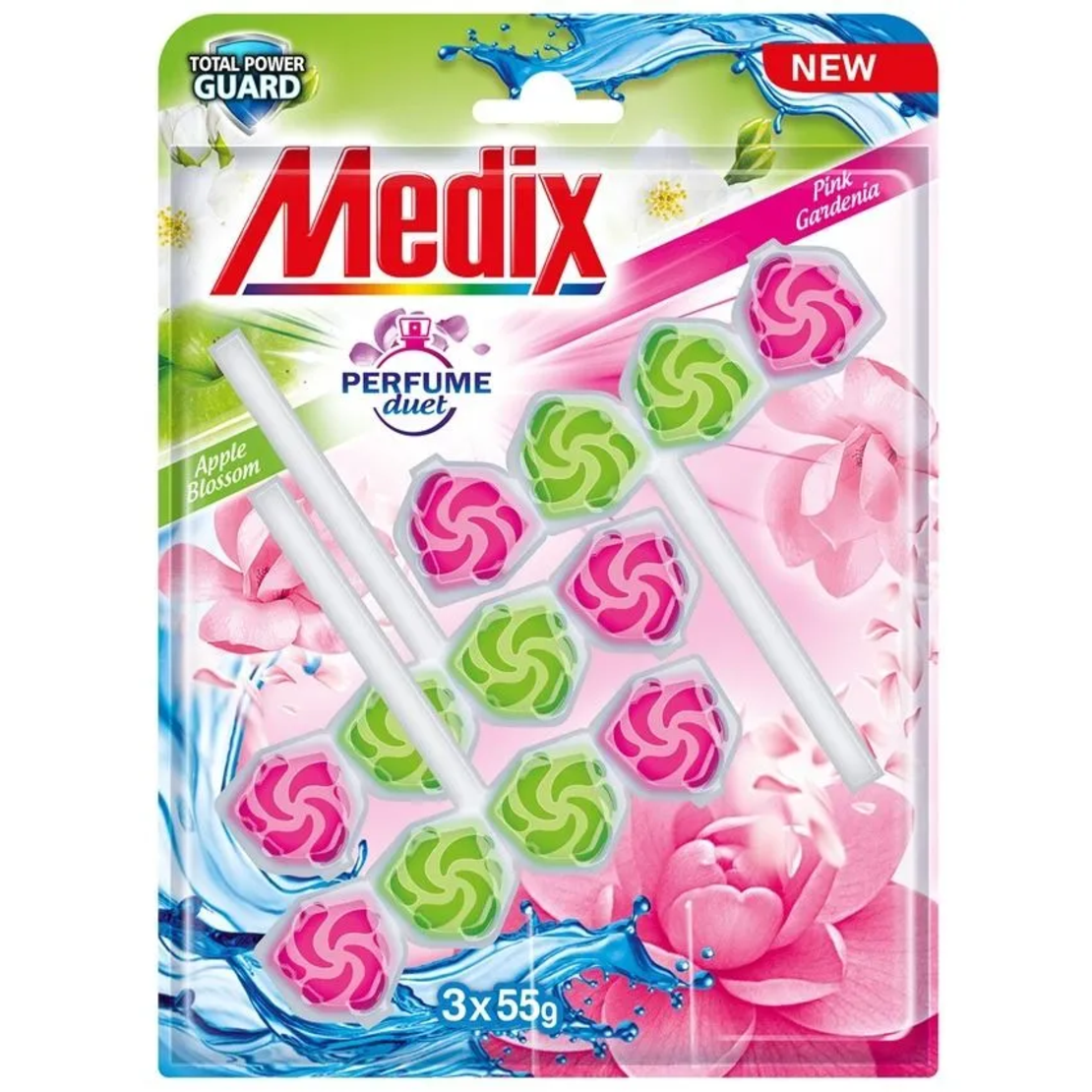 MEDIX APPLE BLOSSOM WC БЛОКЧЕ 3 бр./опак.