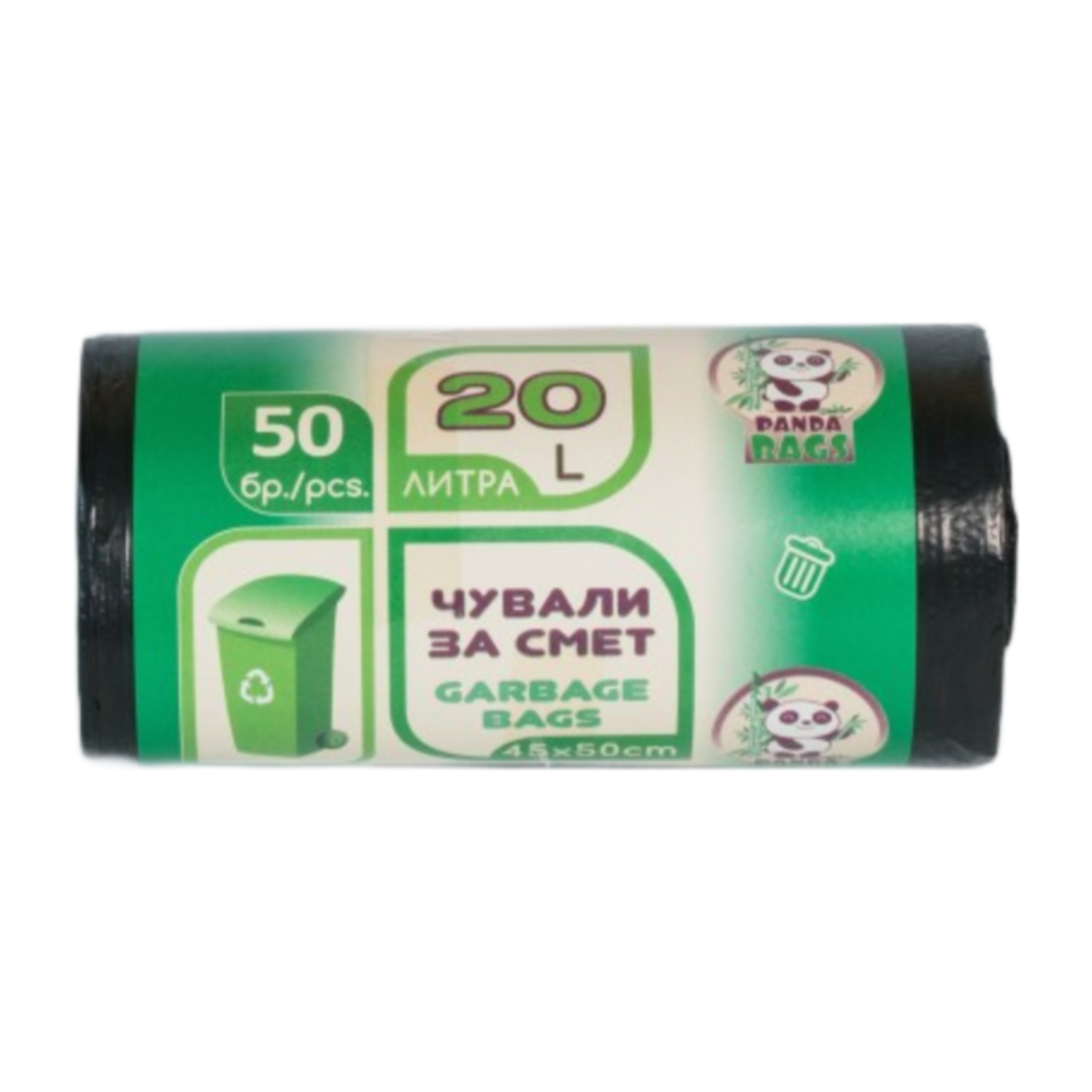 PANDA ТОРБИ ЗА СМЕТ 20 L 50 бр.