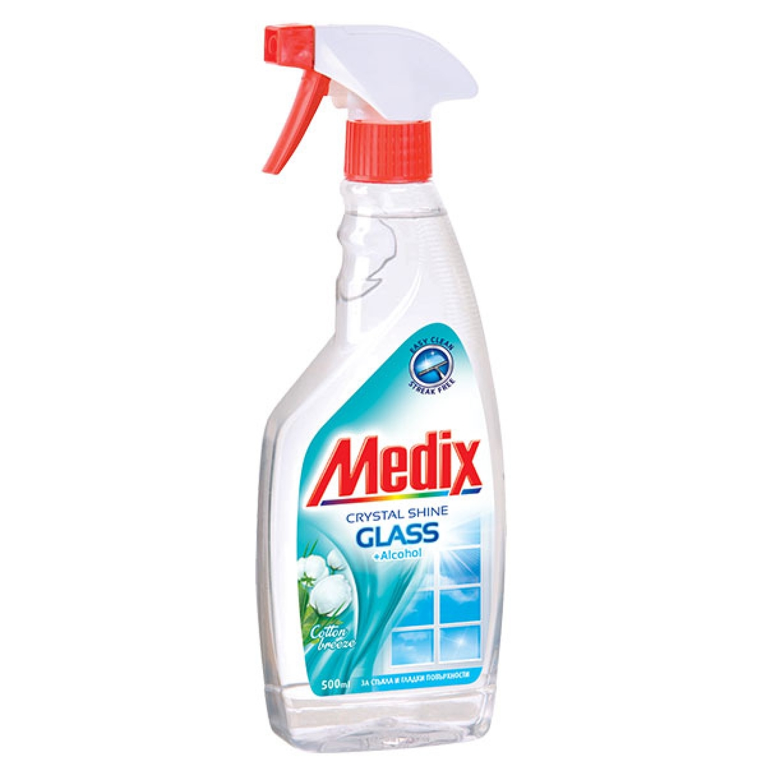MEDIX COTTON BREEZE ПРЕПАРАТ ЗА ПРОЗОРЦИ ПОМПА 750 мл.