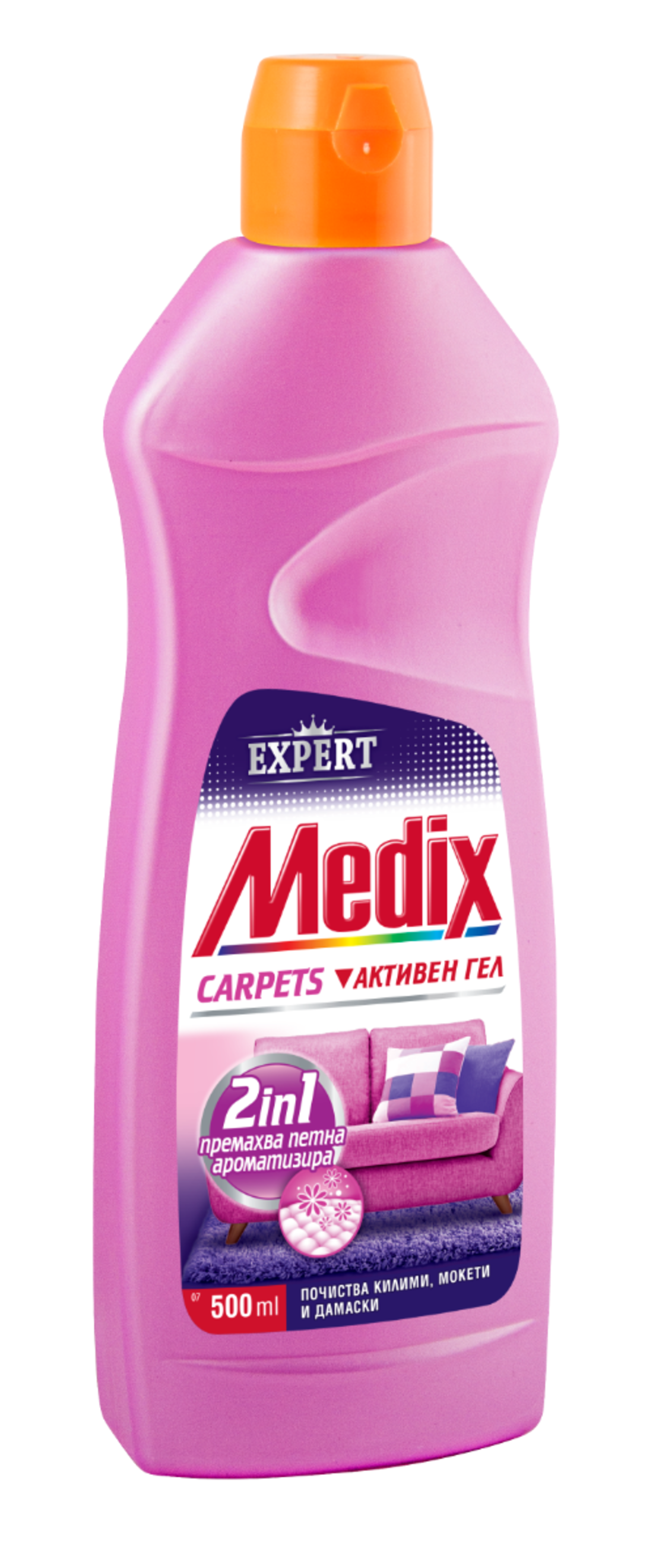 MEDIX АКТИВЕН ГЕЛ ЗА КИЛИМИ 500 мл.