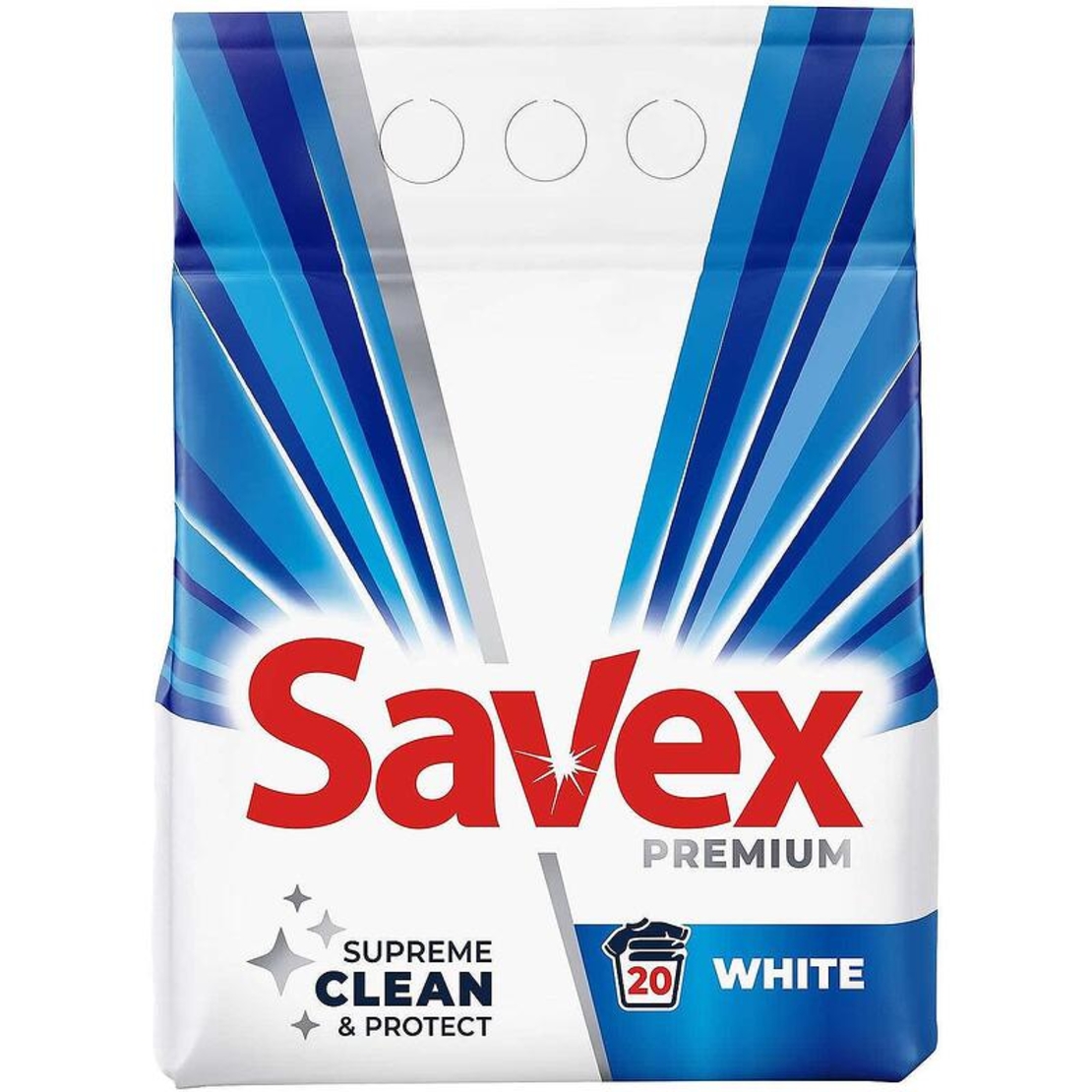 SAVEX PREMIUM WHITE AND COLOURS ПРАХ ЗА ПРАНЕ 1800 мл.