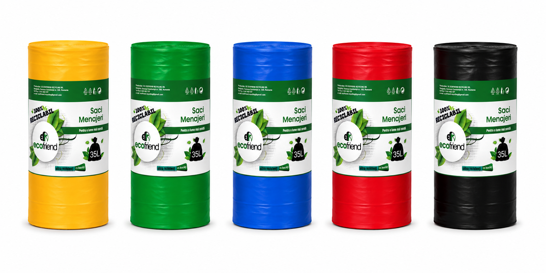 SC ECOFRIEND ТОРБИ ЗА СМЕТ 35 л. 15 бр. / опак.