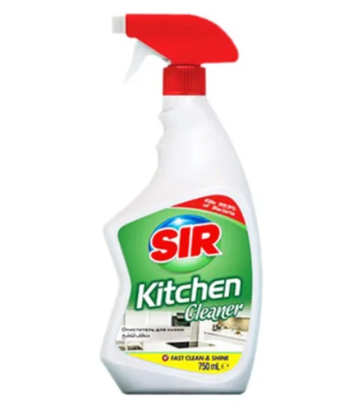 SIR KITCHEN ANTIBACTERIAL ПРЕПАРАТ ЗА ПОЧИСТВАНЕ НА КУХНЯ 750 мл.