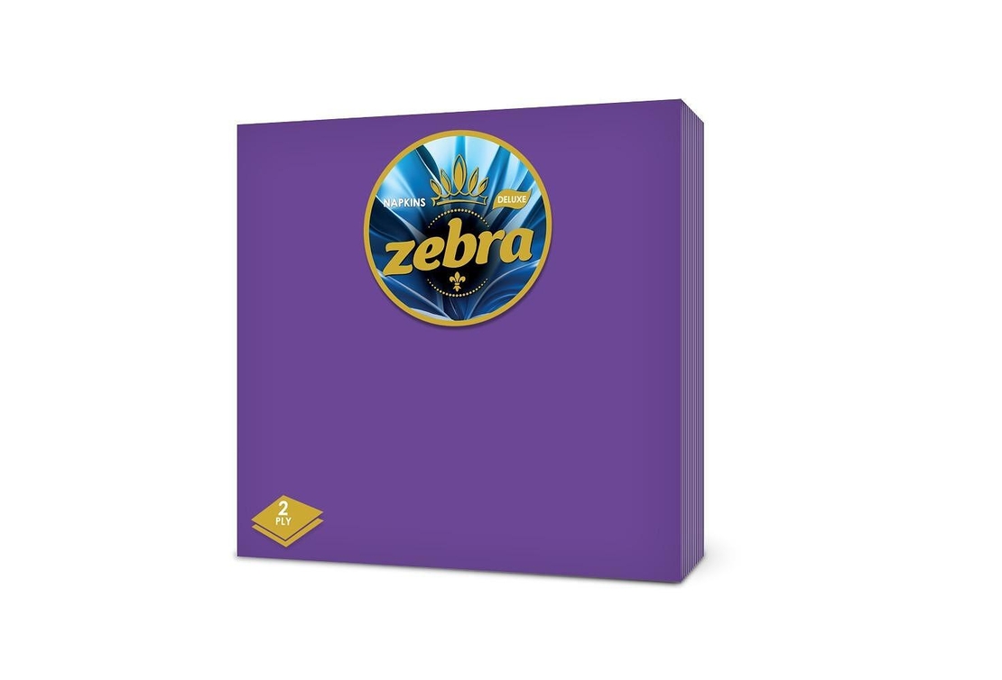 ZEBRA ЛИЛАВИ САЛФЕТКИ 35 бр.