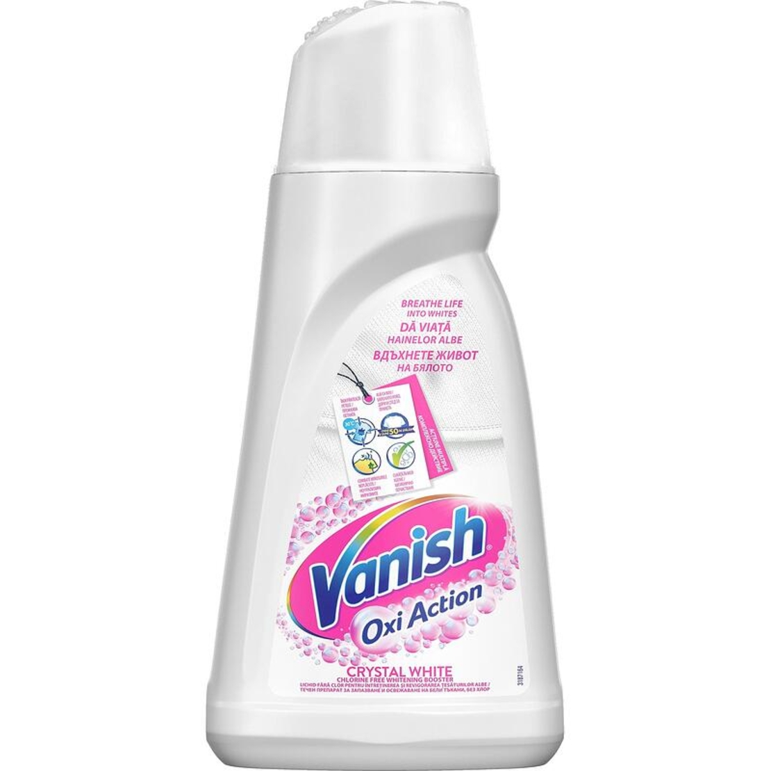 VANISH WHITE ПРЕПАРАТ ЗА ПРЕМАХВАНЕ НА ПЕТНА 1000 мл.