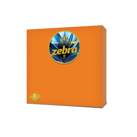 ZEBRA DELUX САЛФЕТКИ ЦВЕТНИ 35 бр. /опак.