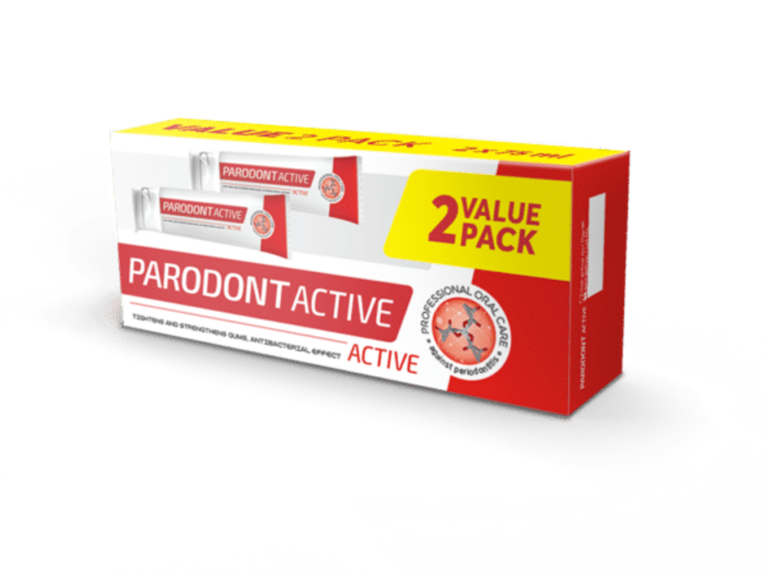 ASTERA PARODONT ACTIVE 1+1 ПАСТА ЗА ЗЪБИ 2 X 75 мл.