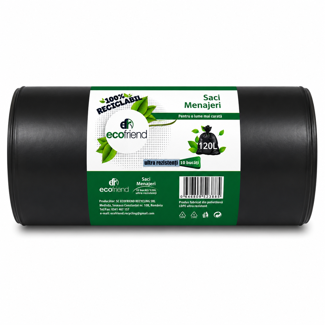 SC ECOFRIEND ТОРБИ ЗА СМЕТ 120 л. 10 бр. / опак.