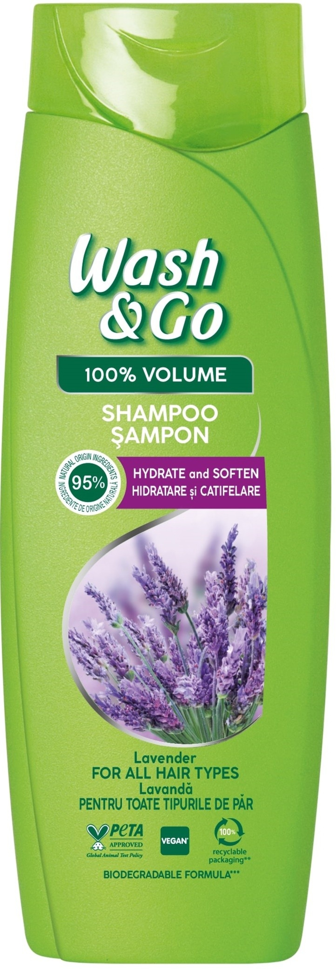 WASH & GO LAVANDER ШАМПОАН 180 мл.