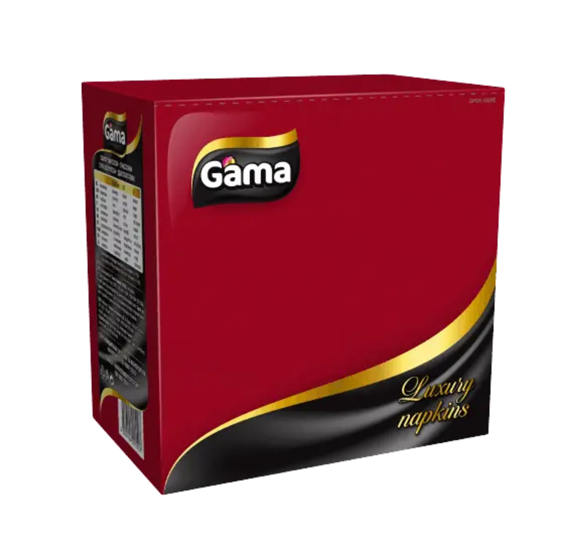 GAMA САЛФЕТКИ ЦВЕТНИ 30 бр./разл. цветове