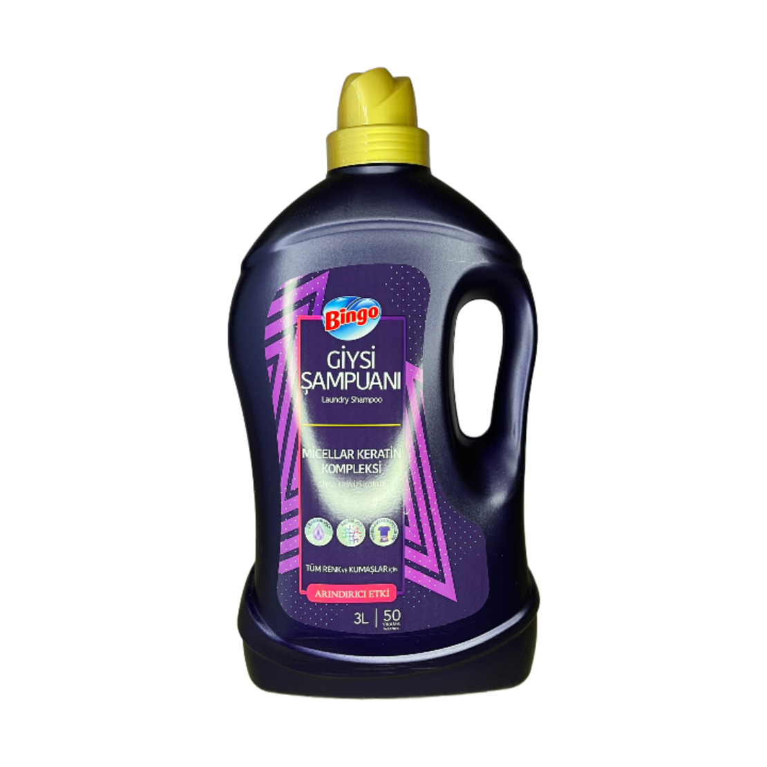 BINGO LAUNDRY SHAMPOO ТЕЧЕН ПЕРИЛЕН ПРЕПАРАТ ЗА ЦВЕТНИ ТЪКАНИ 3000 мл.