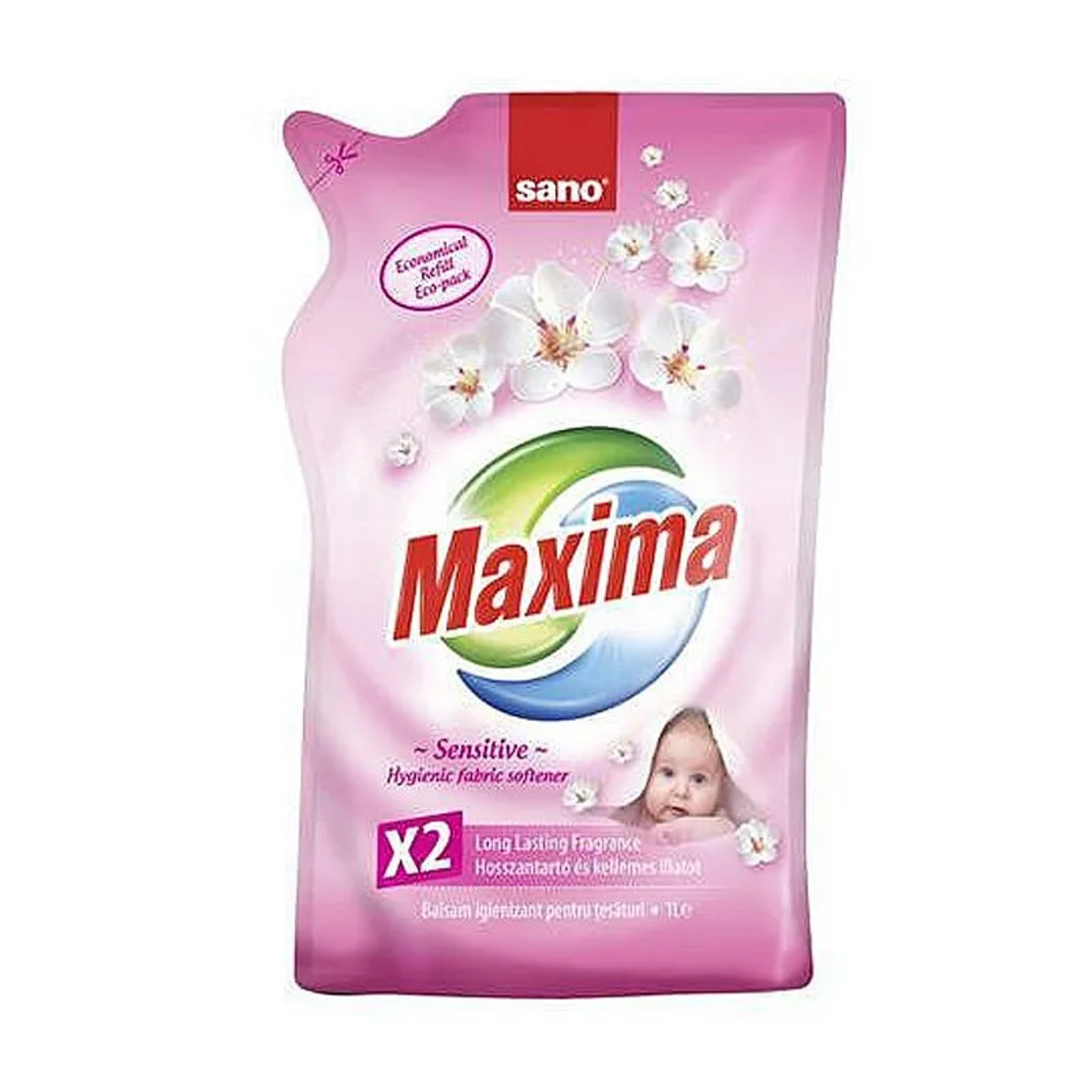 SANO MAXIMA BABY SENSITIVE ОМЕКОТИТЕЛ РЕЗЕРВА 1000 мл.