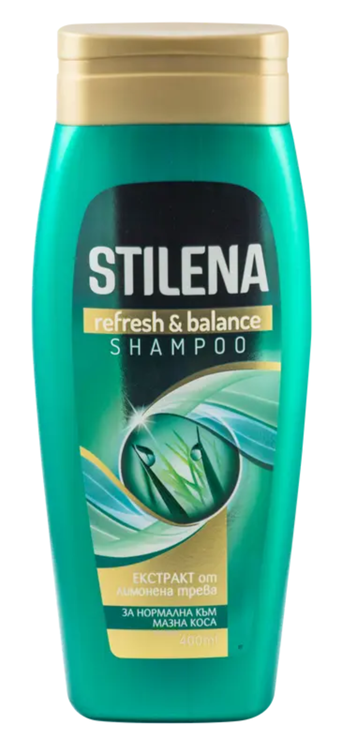STILENA REFRESH & BALANCE ШАМПОАН С ЛИМОНЕНА ТРЕВА 400 мл.