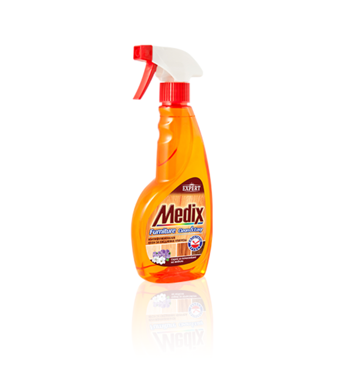 MEDIX CLEAN AND EASY FLOWERS ПРЕПАРАТ ЗА ПОЧИСТВАНЕ НА МЕБЕЛИ 350 мл.