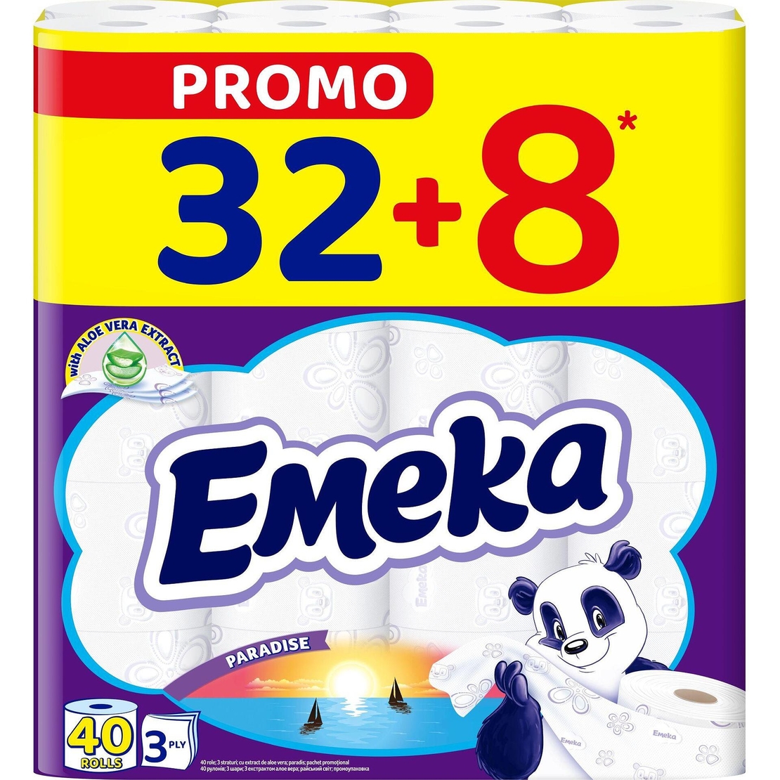 EMEKA PARADISE ТОАЛЕТНА ХАРТИЯ 40 бр. / опак.