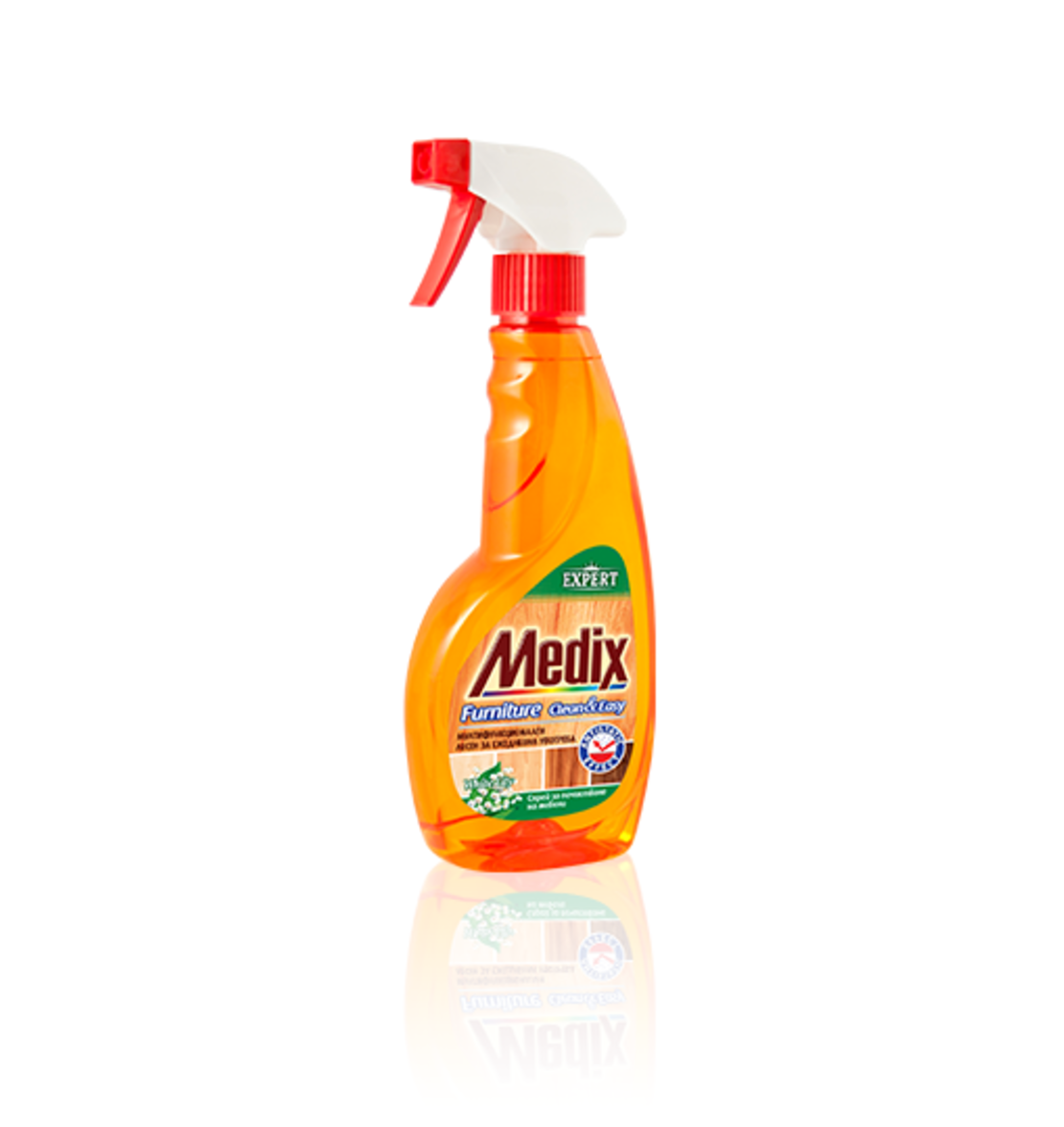 MEDIX CLEAN & EASY WHITE LILY ПРЕПАРАТ ЗА ПОЧИСТВАНЕ НА МЕБЕЛИ 350 мл.
