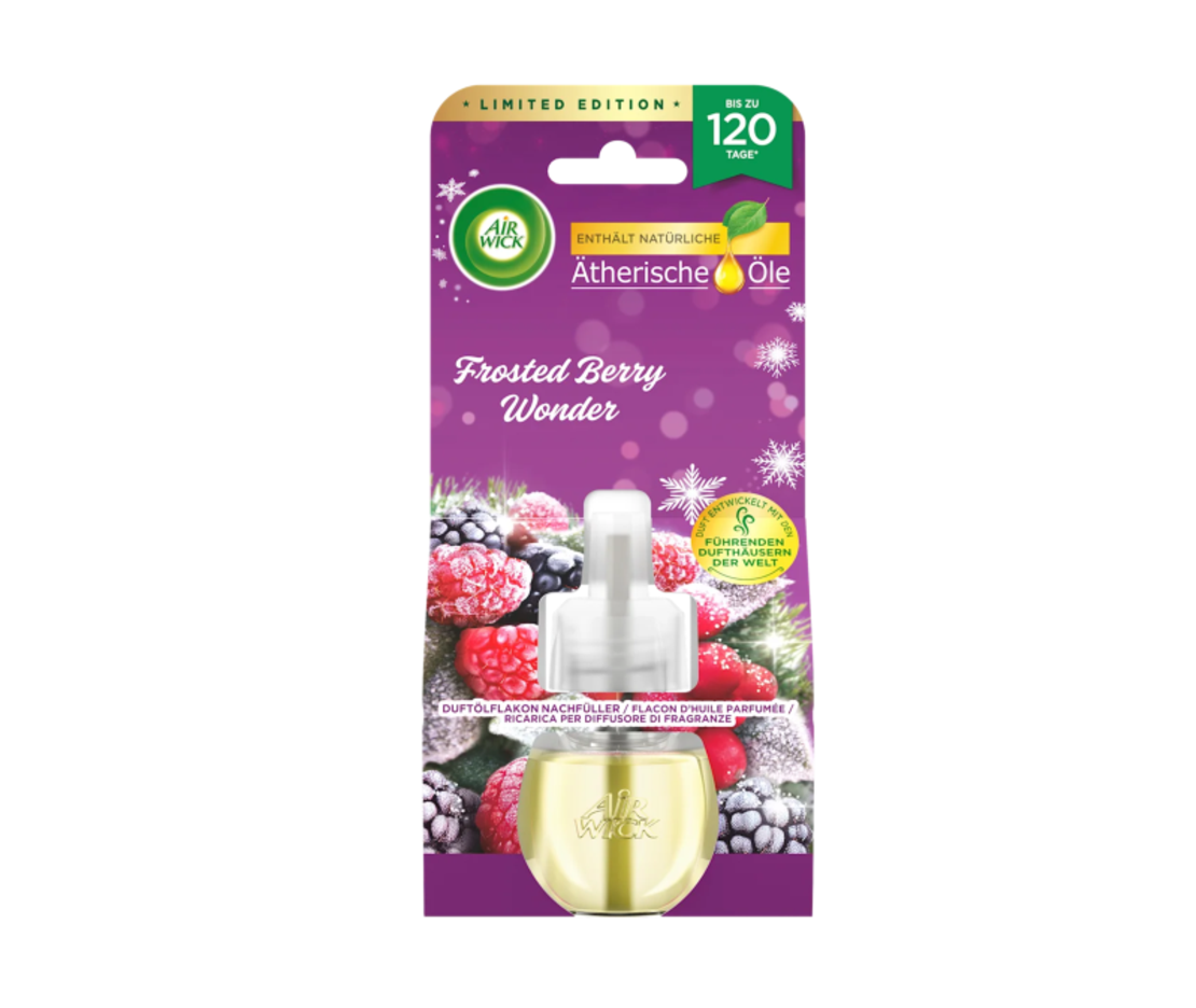AIR WICK FROSTED BERRY WONDER ПЪЛНИТЕЛ ЗА ЕЛ. АРОМАТИЗАТОР 19 мл.