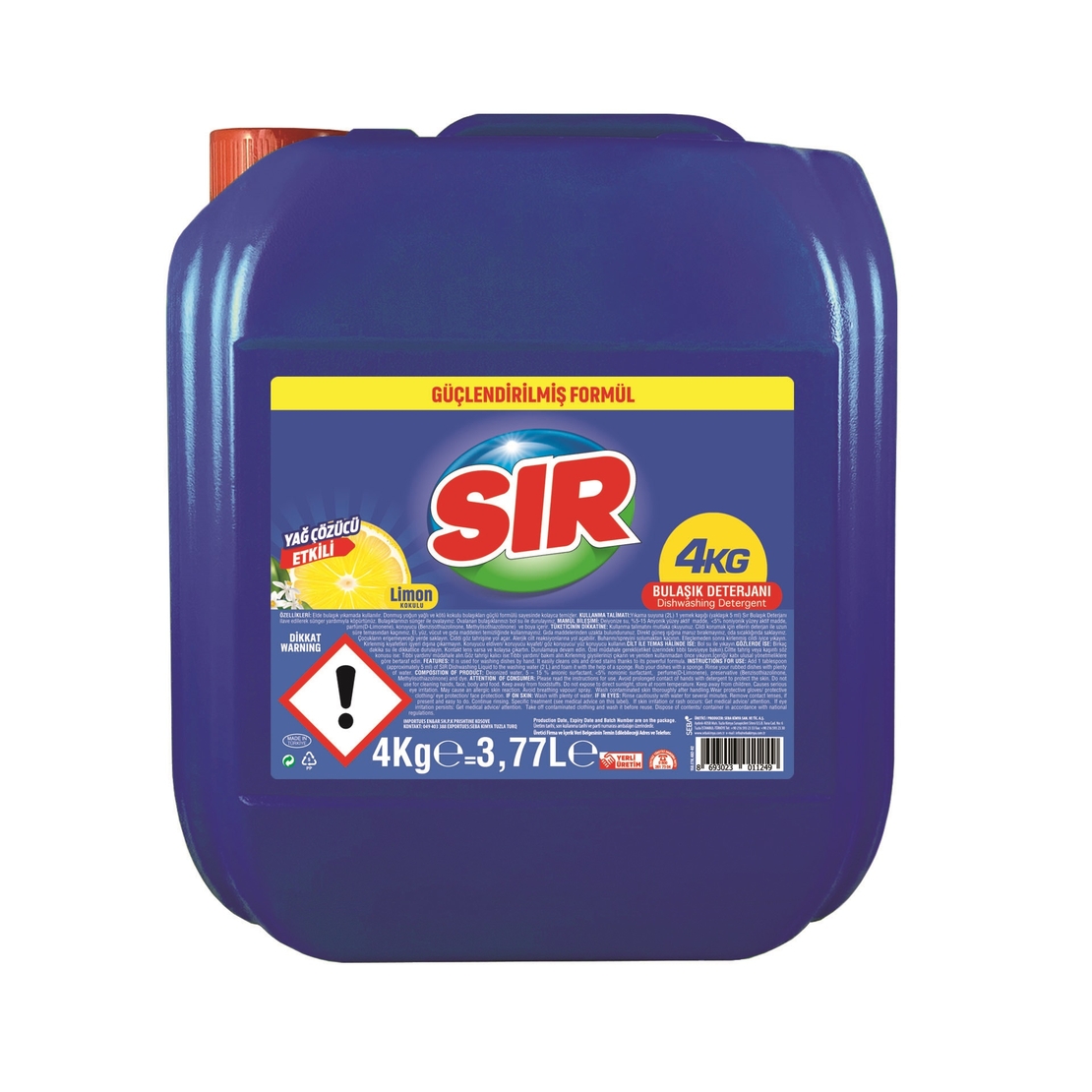 SIR LEMON ПРЕПАРАТ ЗА МИЕНЕ НА СЪДОВЕ 3770 мл.