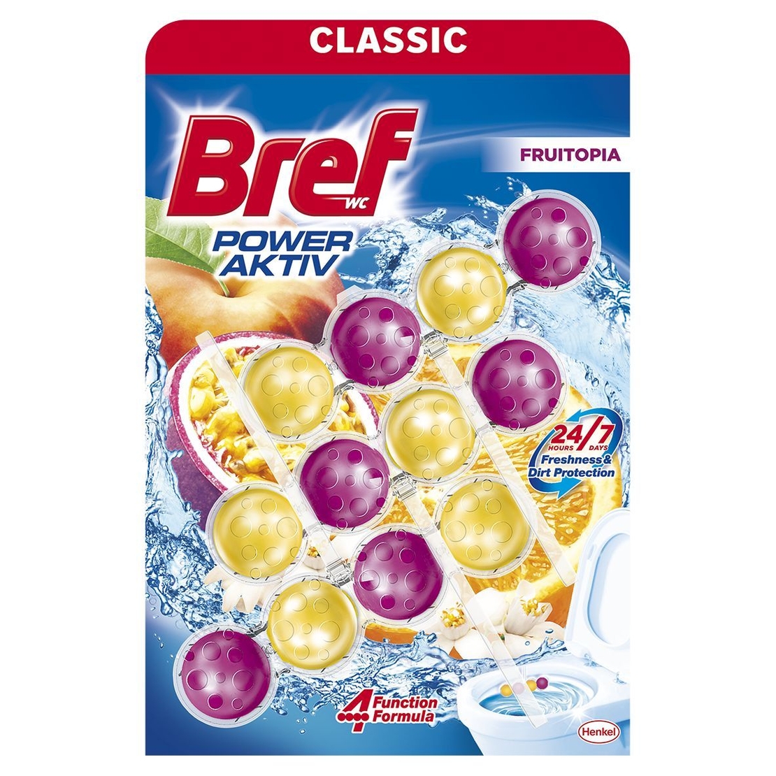 BREF POWER ACTIV FRUITOPIA WC БЛОКЧЕ 3 бр. / опак.