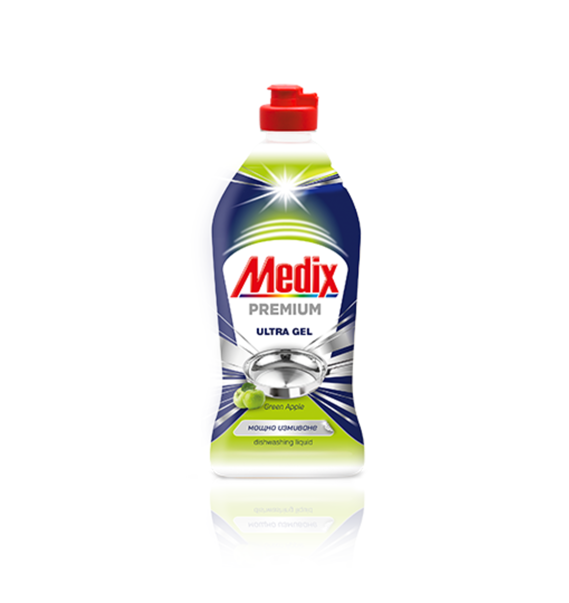 MEDIX PREMIUM GREEN APPLE ПРЕПАРАТ ЗА СЪДОВЕ 750 мл.
