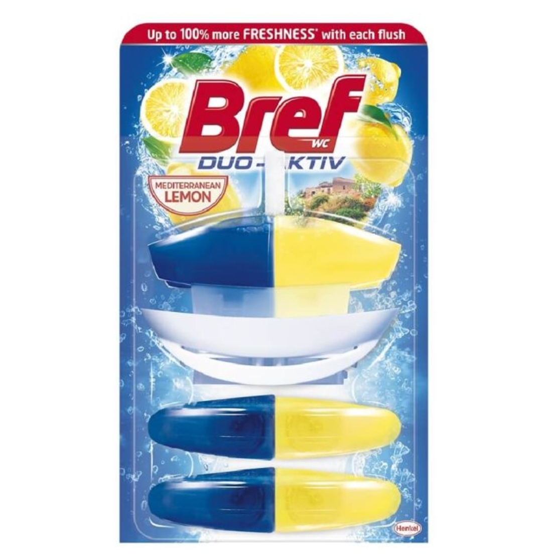 BREF DUO ACTIVE LEMON WC ГЕЛ КОШНИЦА + 2 бр.РЕЗЕРВНИ ПЪЛНИТЕЛИ
