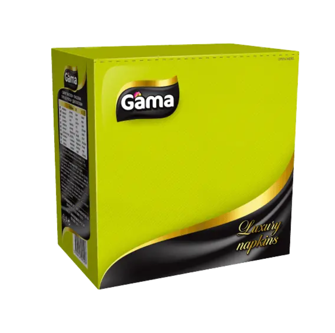 GAMA САЛФЕТКИ ЦВЕТНИ 30 бр./разл. цветове
