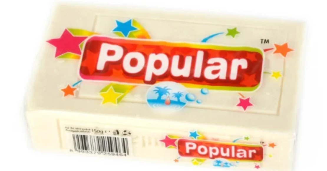 POPULAR САПУН ЗА ПРАНЕ И ПЕТНА 150 гр.