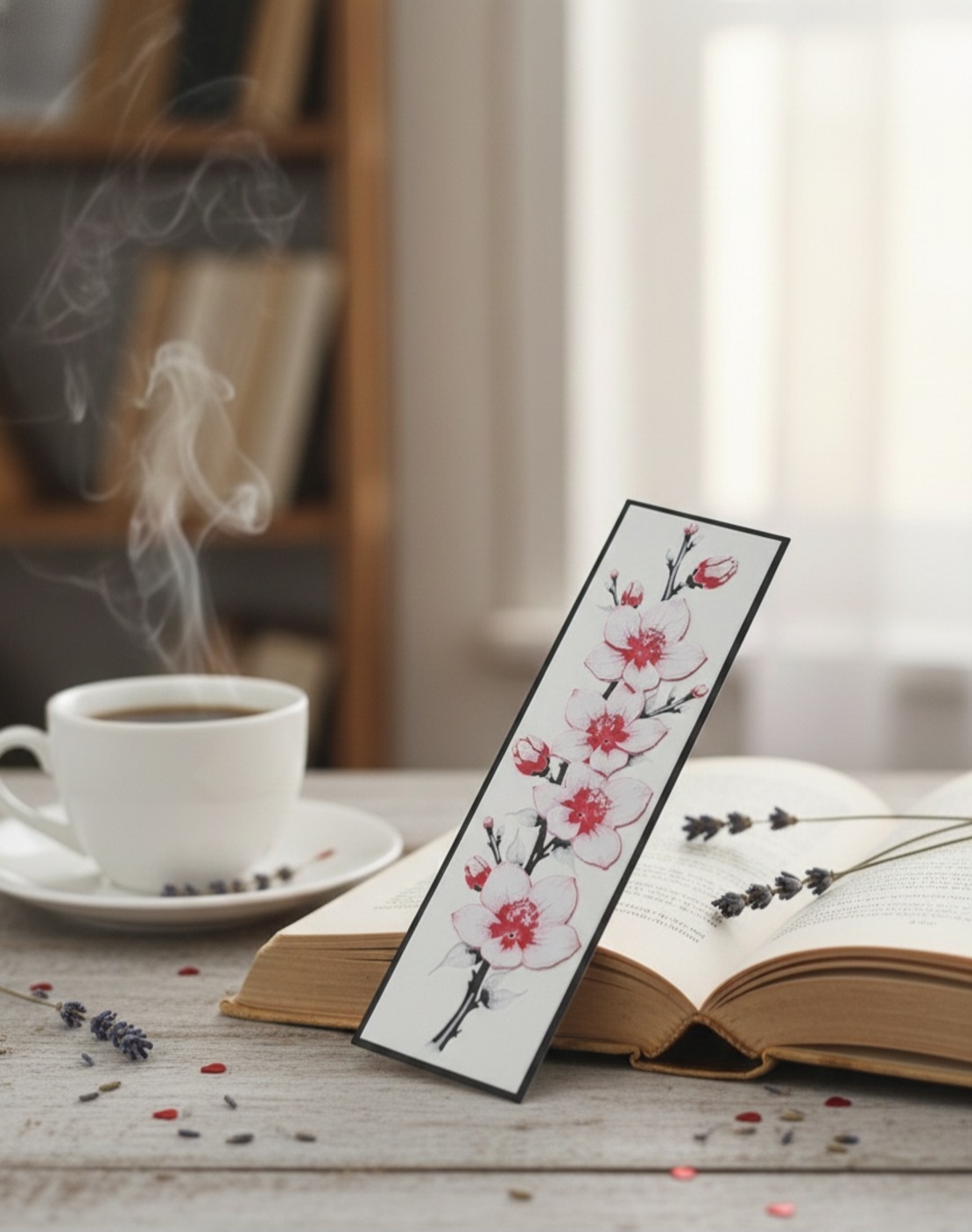 Книгоразделител,, Цвете от вишна