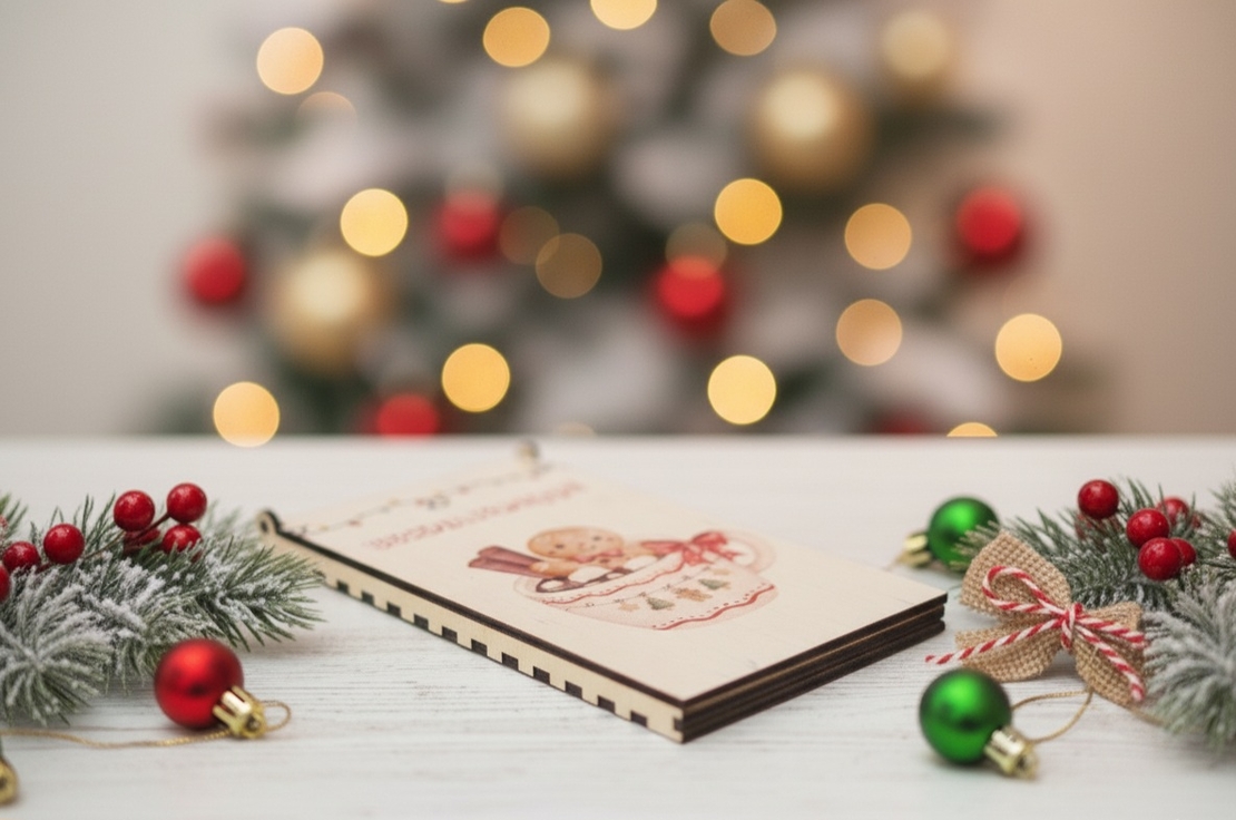 Коледна картичка за пари