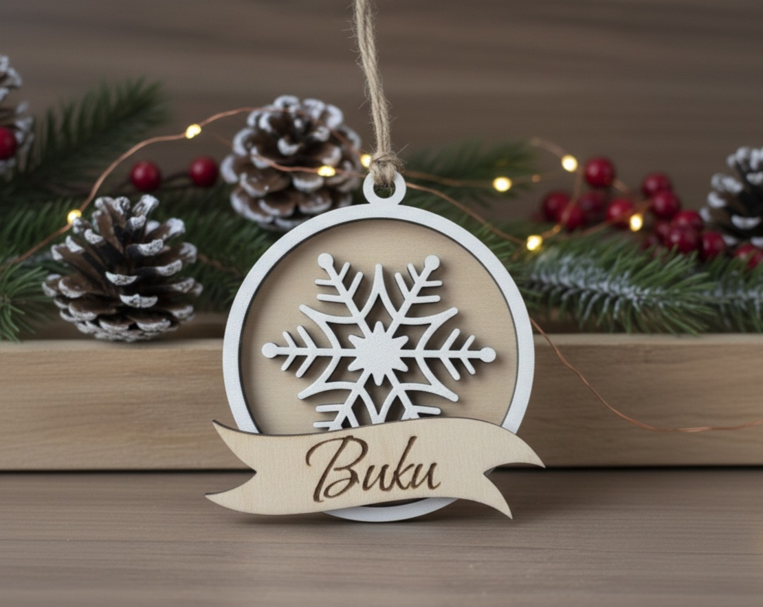 Коледна декорация,, Снежинка