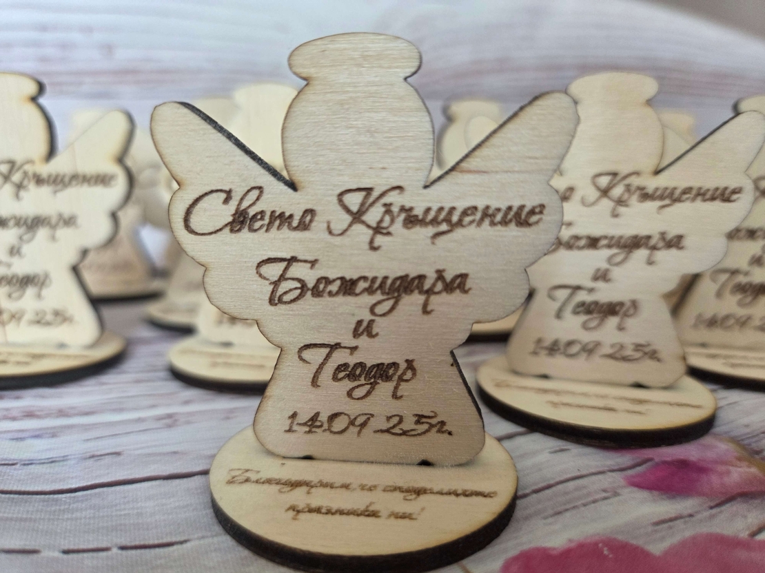 Подаръци за гости -ангелче