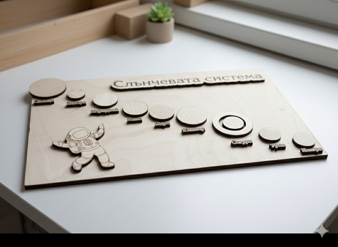 Заготовка за проект,, Слънчевата система 