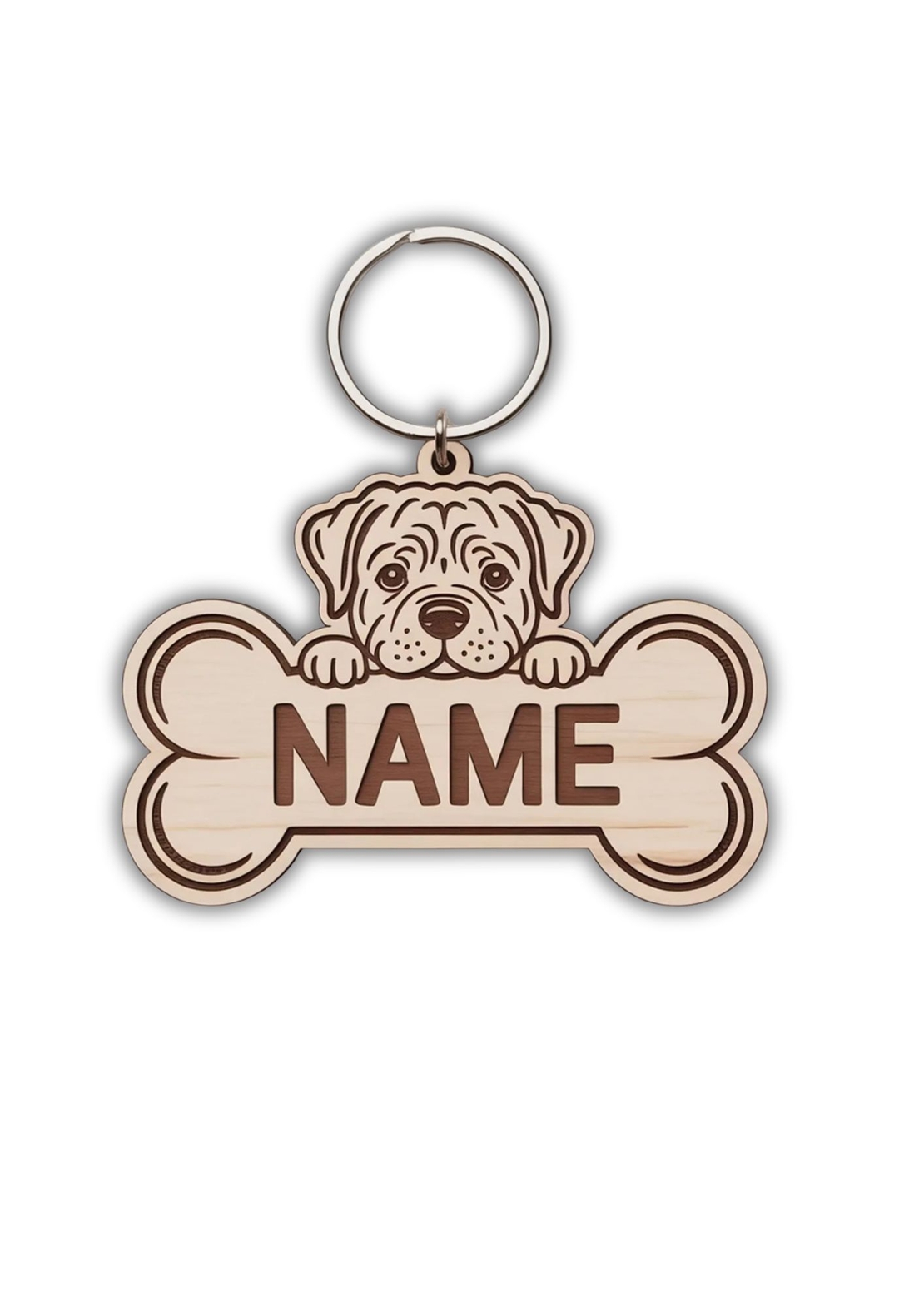 Кучешки медальон с мастиф