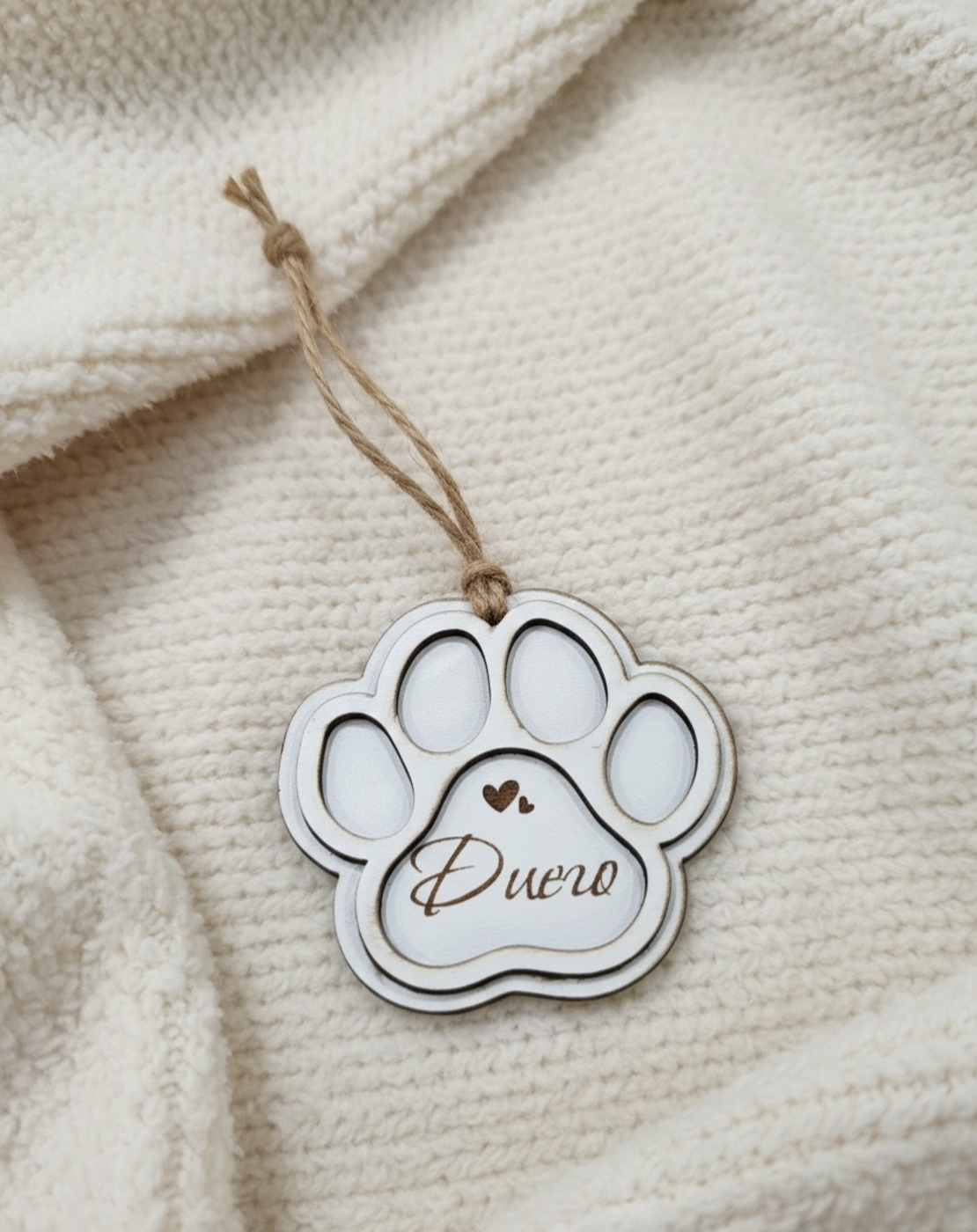 Коледна декорация,, Лапичка с име 