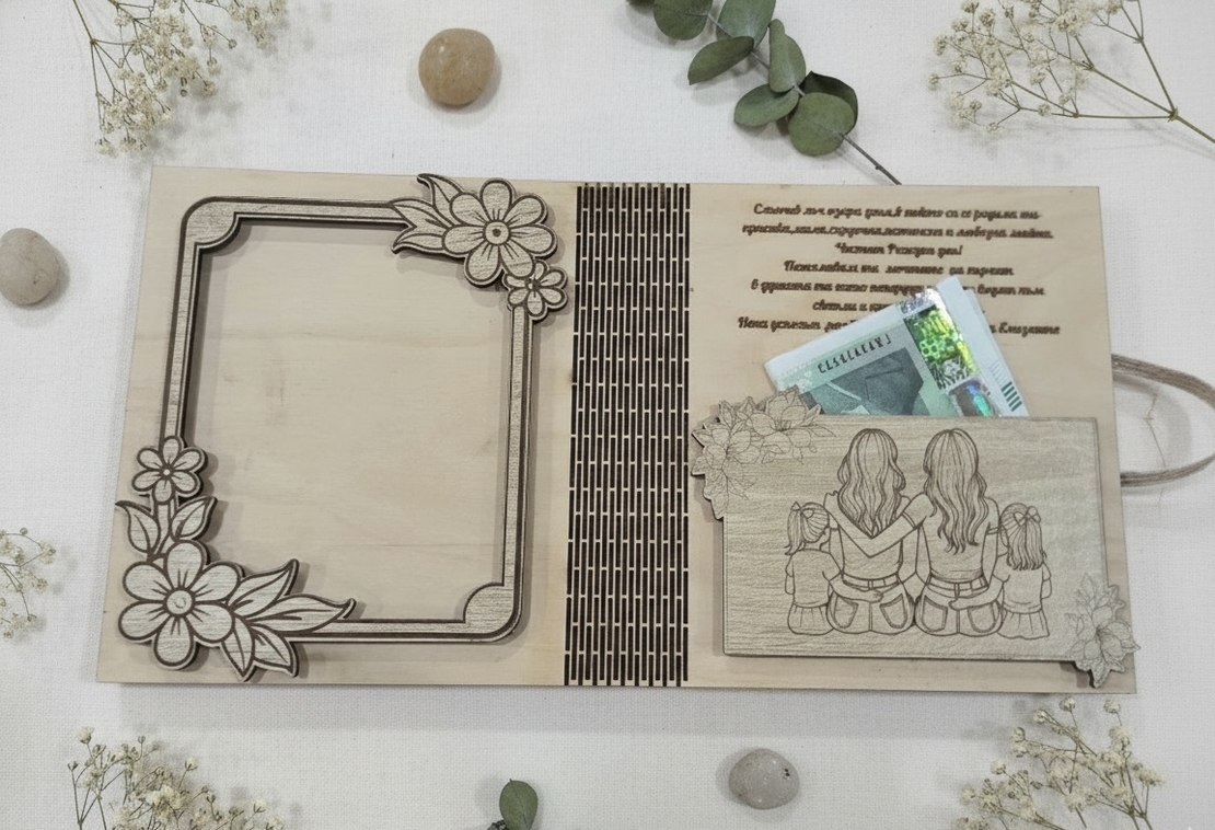 Картичка,, За моята приятелка любима 