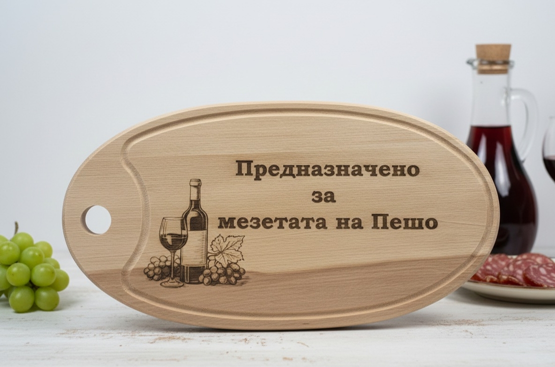 Персонализирана Дъска за мезета