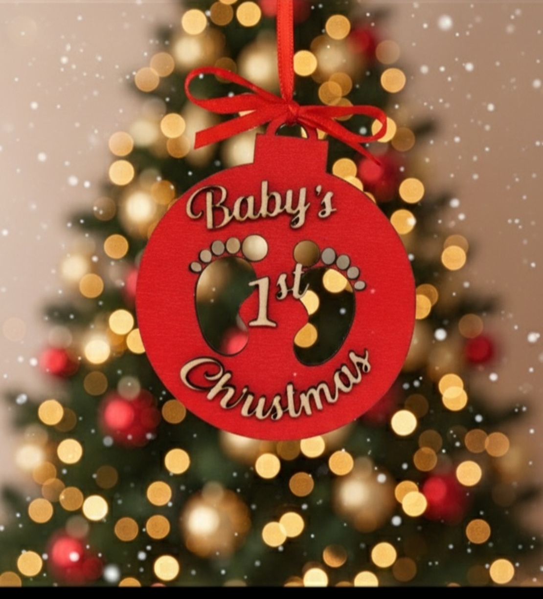 Коледна декорация,, Baby's 1st Christmas