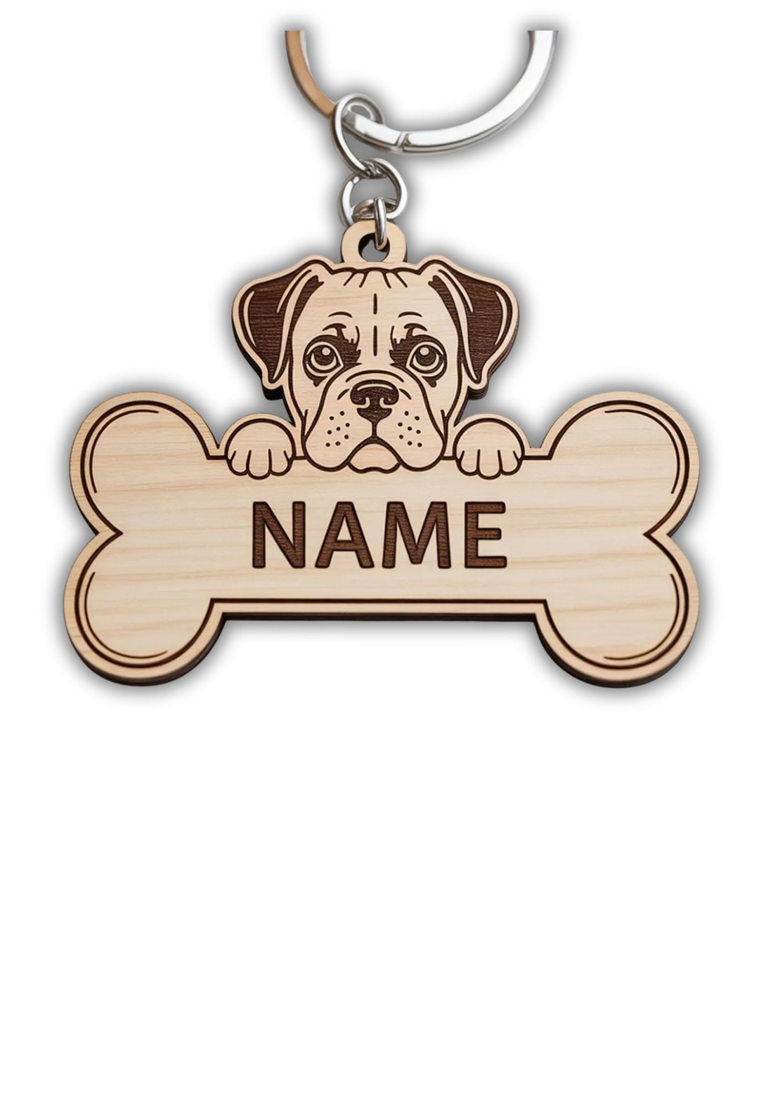 Кучешки медальон с боксер