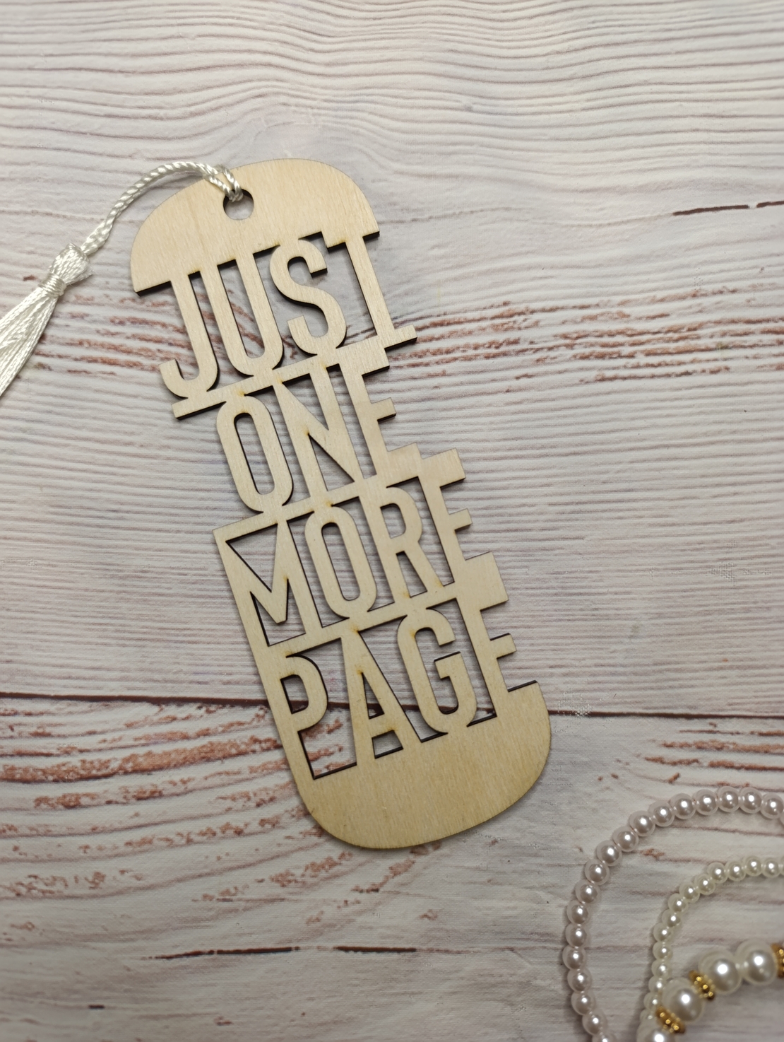 Книгоразделител ,,Just one more page