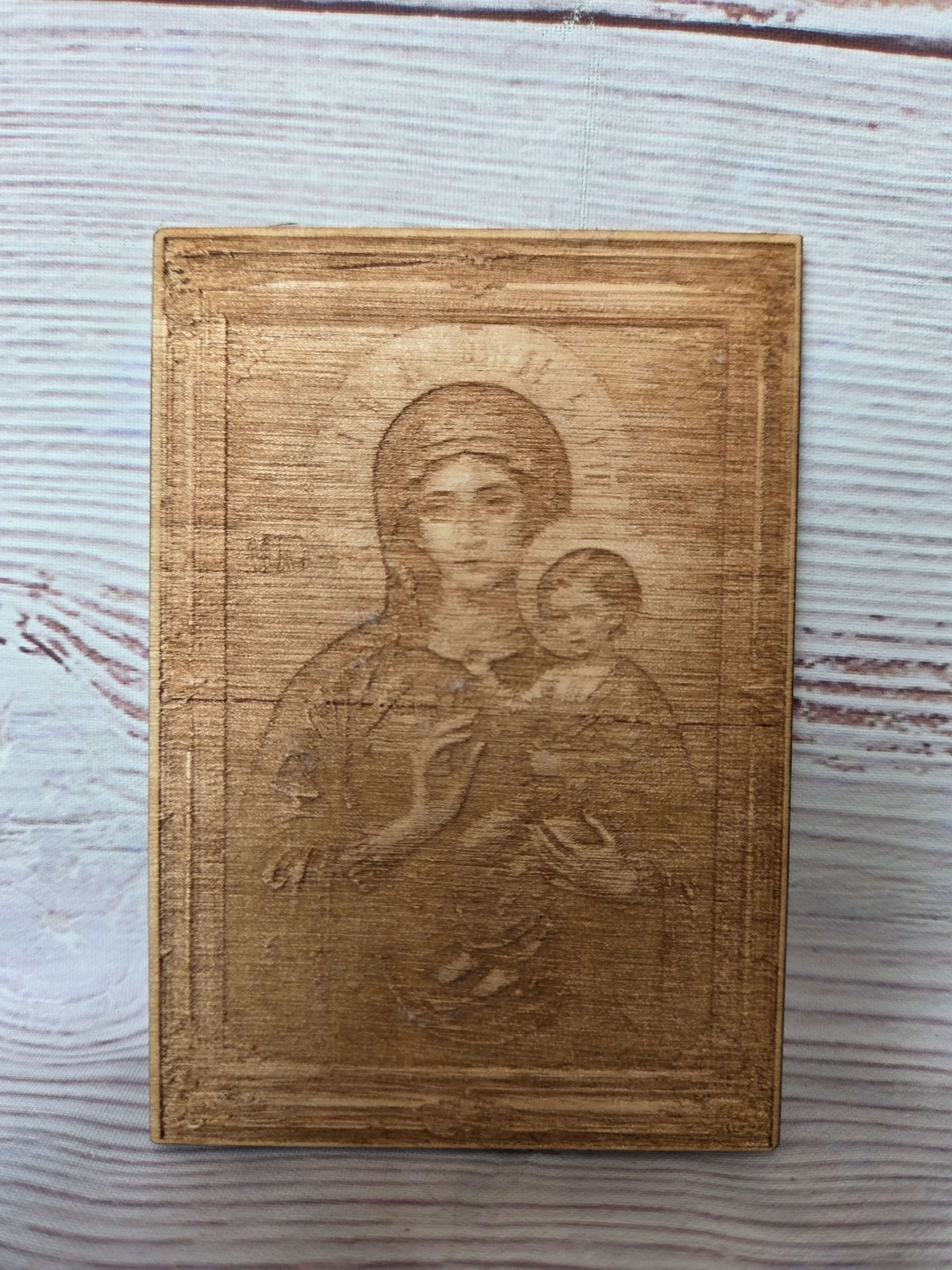 Икона с Богородица и младенеца