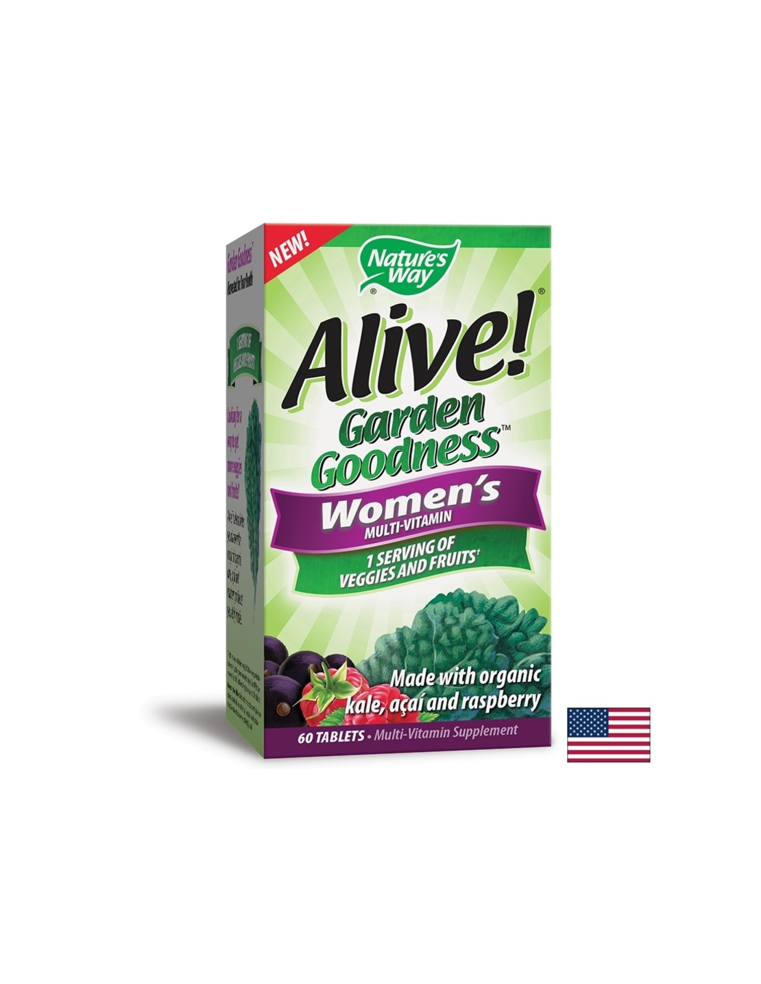 Мултивитамини за жени Алайв Alive! Garden Goodness™ Women`s Multi-Vitamin 60 таблетки