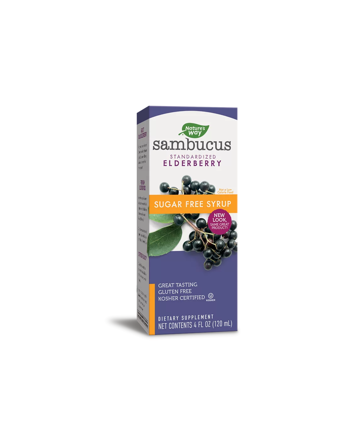 Самбукус сироп с черен бъз (без захар) Sambucus Sugar Free Syrup 120 ml
