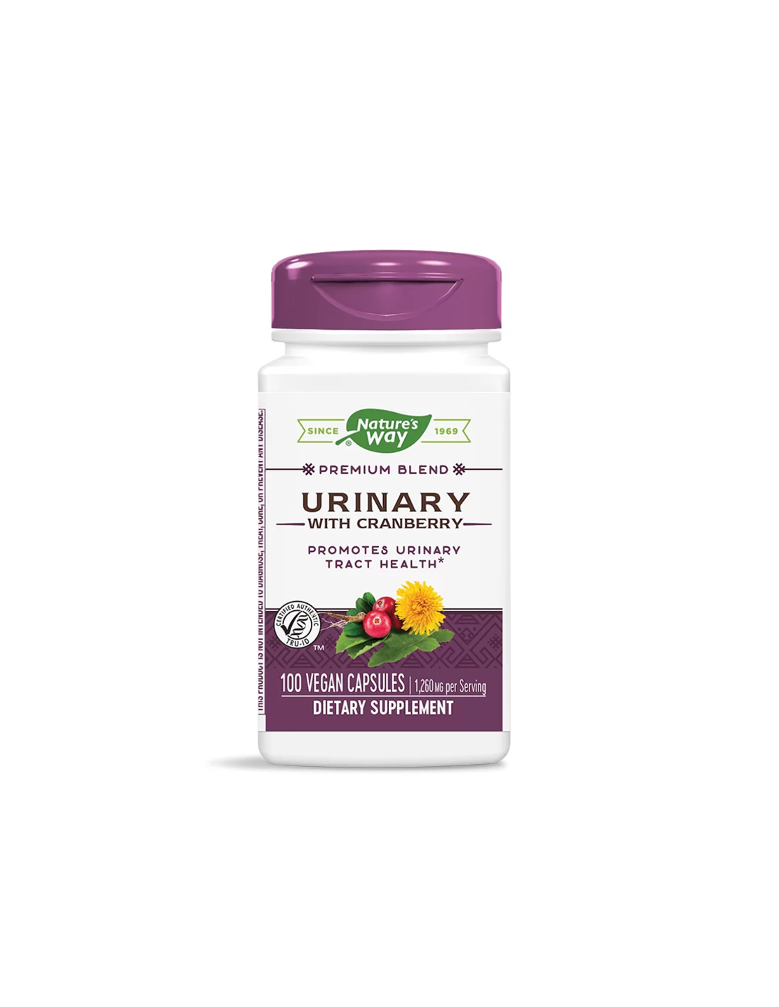 Инфекции на пикочните пътища Urinary - премиум формула с червена боровинка и билки