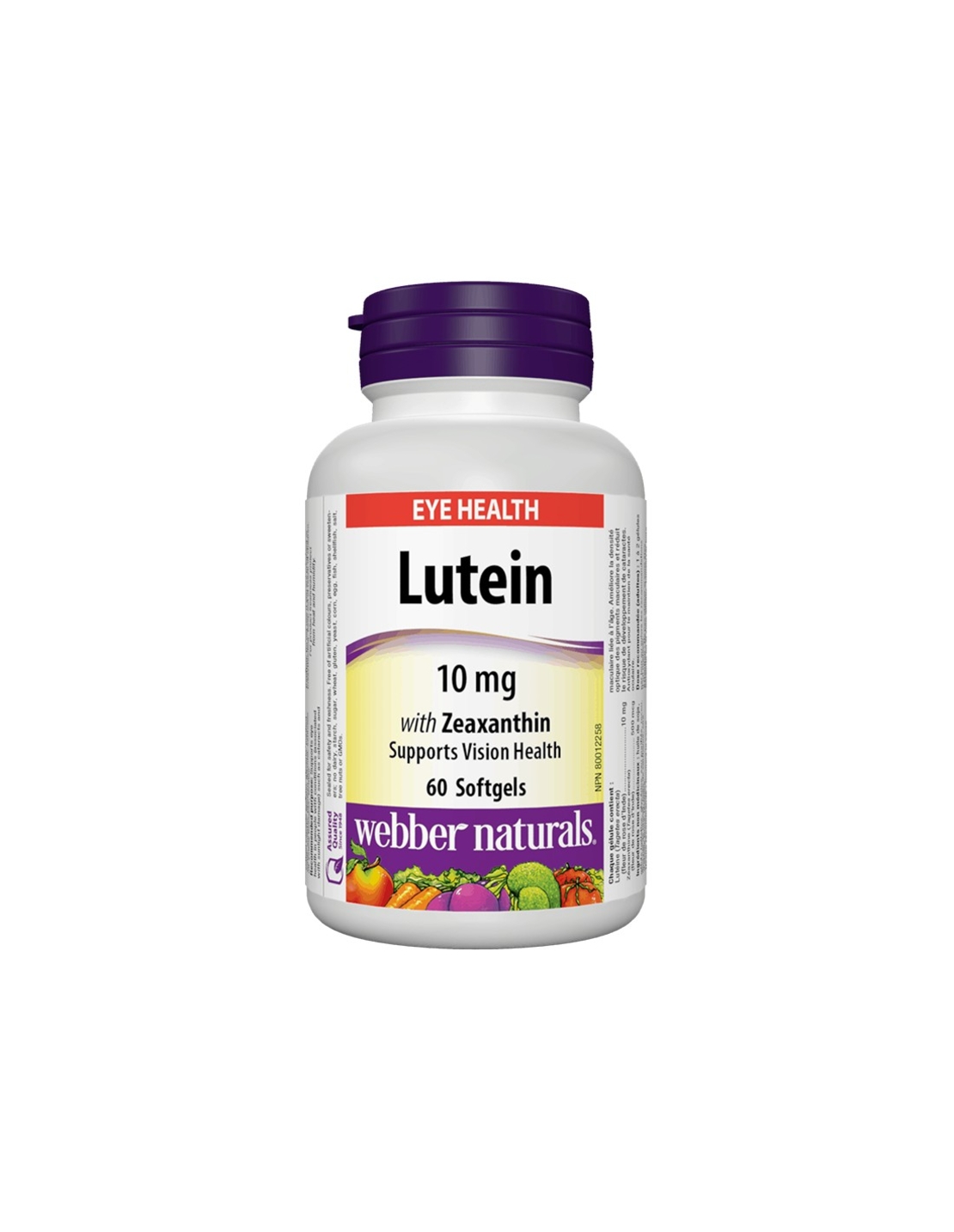 Lutein with Zeaxanthin Лутеин и зеаксантин 10 mg, 60 софтгел капсул